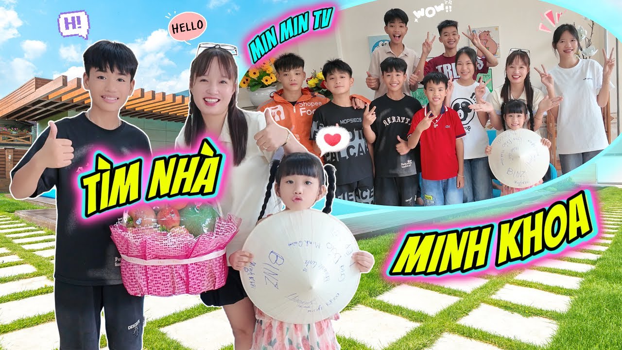 Tìm Nhà Min Min TV Minh Khoa - Gia Đình MiMi Gặp Mặt Chụp Ảnh Và Xin Chữ Ký Team Minh Khoa