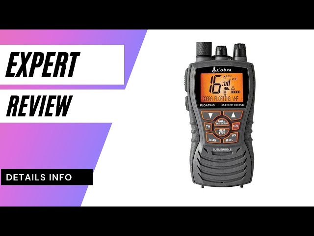 COBRA Radio VHF Marine Portable MR HH 350 - Cdiscount Téléphonie