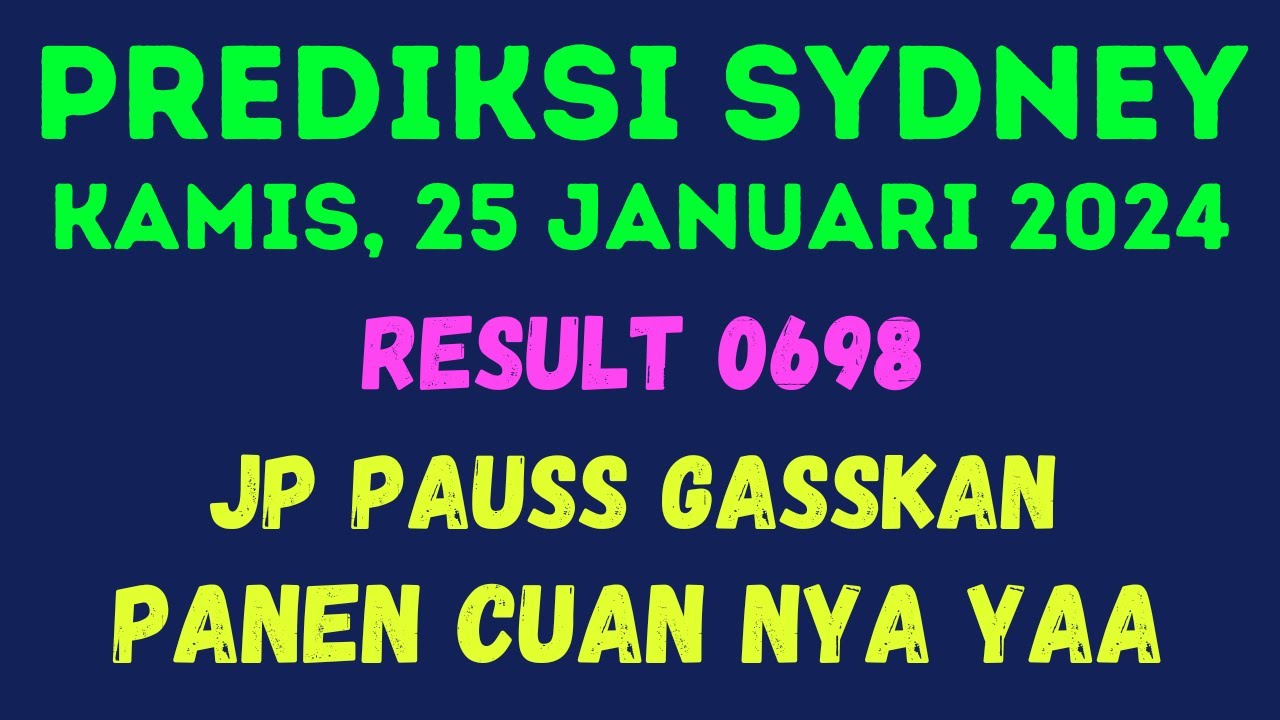 Ilustrasi topik angka kuat sydney