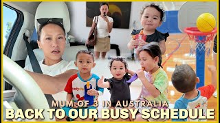 BALIK BUSY SCHEDULE AS A MUM OF 3 IN AUSTRALIA! SPORTS NI DODONG TODAY! ❤️ | rhazevlogs