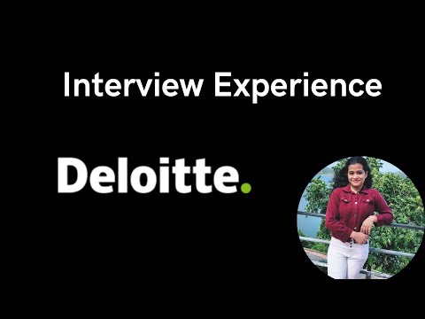 Deloitte Interview Experience 2021|| Cracked💪
