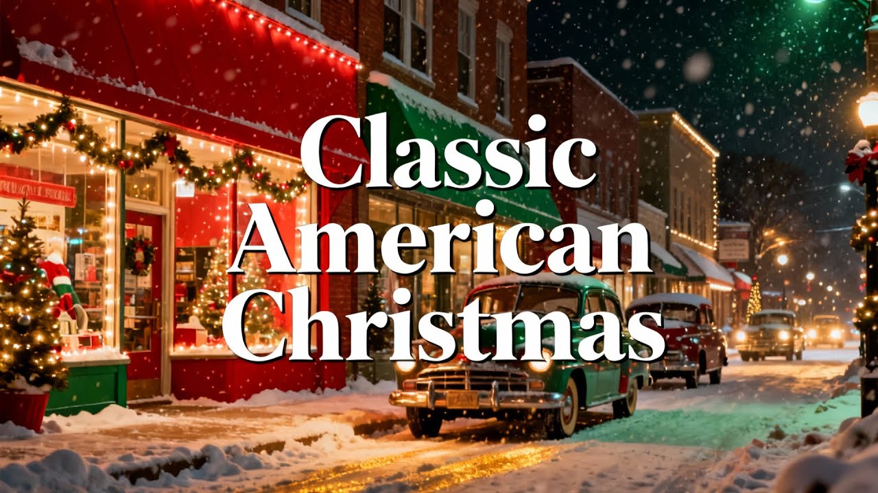 Classic American Christmas 🎄 Warm Nostalgic Holiday Songs • Timeless Winter Vibes