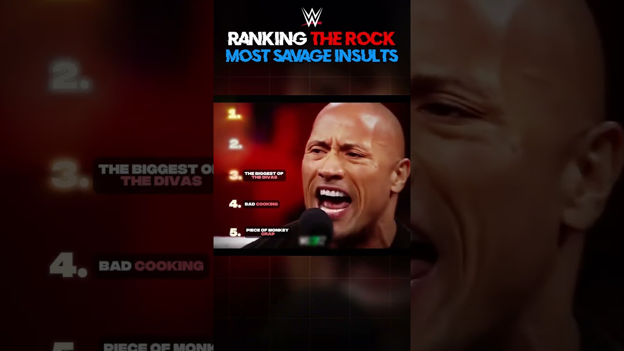 The Rock’s Funniest Trash Talk Moments – WWE Edition