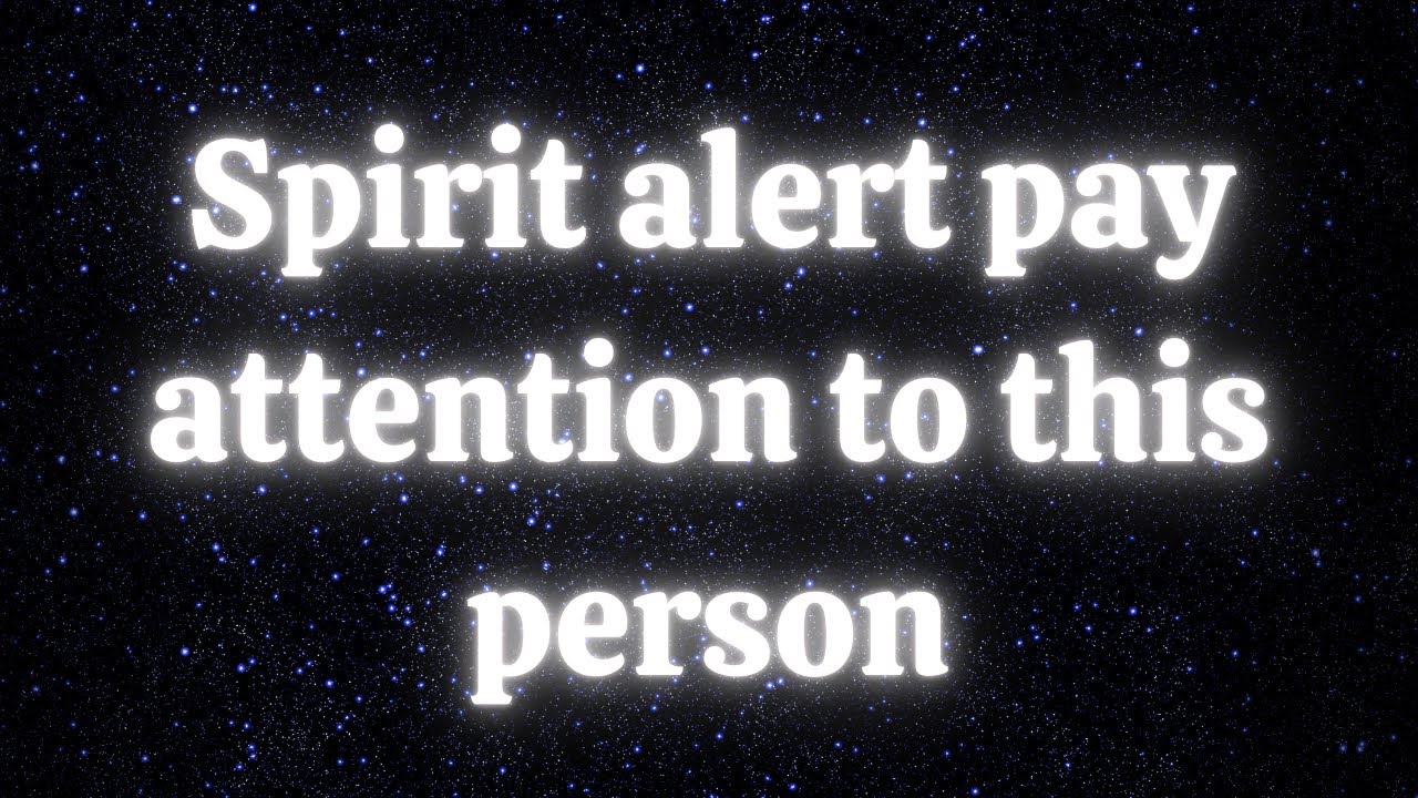 Angel message : Spirit alert pay attention to this person💌 God message || Universe message