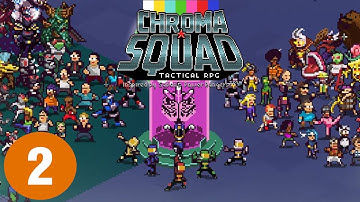 OUR FIRST MONSTER BATTLE! - Este Plays: Chroma Squad - Part 2