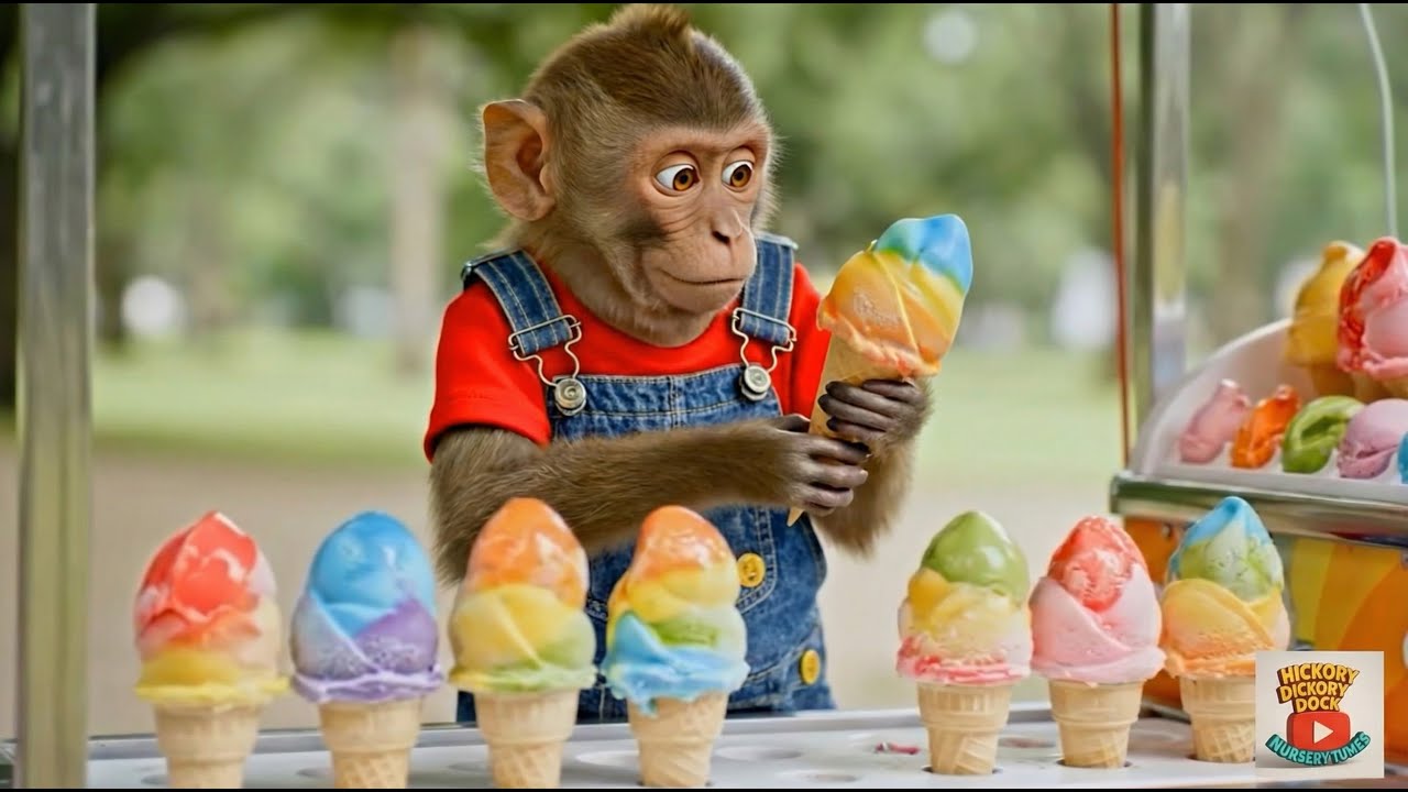 MONKEY'S Ice Cream Sale Turns Into TOTAL Chaos But He Finds A Smart Solution!