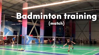 Badminton training match by Martin Cerven 318 views 1 year ago 11 minutes, 4 seconds