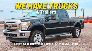 WE HAVE TRUCKS - Leonard Truck Trailer