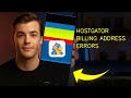 How To Fix Billing Address Errors On HostGator Business 2026 (STEP BY STEP)