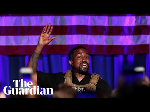 Kanye West makes chaotic presidential rally debut in South Carolina