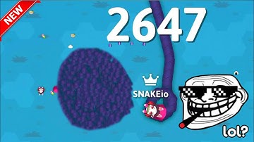 Snake.io I Find A Huge Score Bundle Im My Game! Epic Snakeio Gameplay #snakegame #snakeio