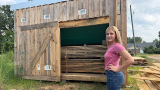 Behind the Scenes of Our Solar Kiln Build! BONUS VIDEO! 