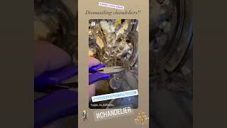 Turning vintage chandeliers into treasures