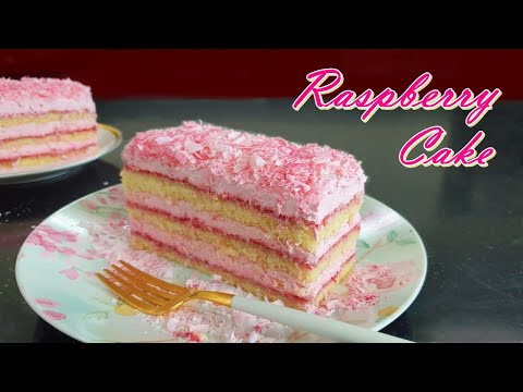 Video: Raspberry With Cream Cake