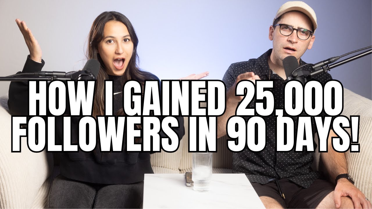How I Gained 25,000 Followers On Instagram In 90 Days! - YouTube