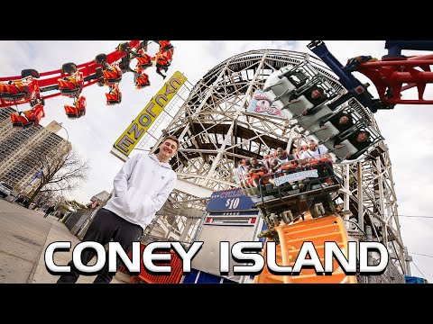 Visiting America's Most Popular Theme Park | Luna Park/Deno's Wonder Wheel Park Vlog