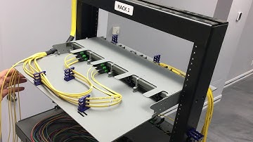 Ribbon Cable Routing in Wirewerks NextSTEP 1U Patch Panel
