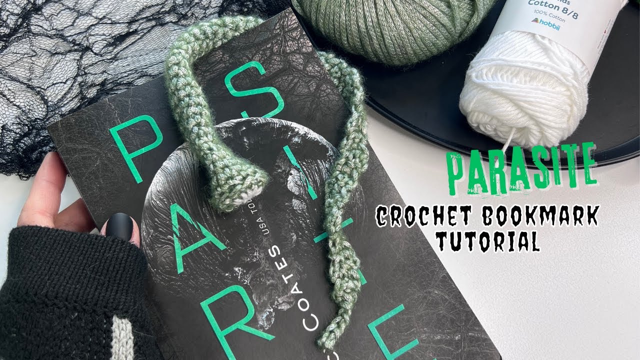 Parasites Tutorial Crochet Bookmark Tutorial ~ Parasite Bookmark - YouTube