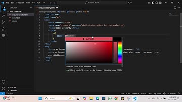CSS Color Property Explained | Change Text & Background Color in HTML with CSS