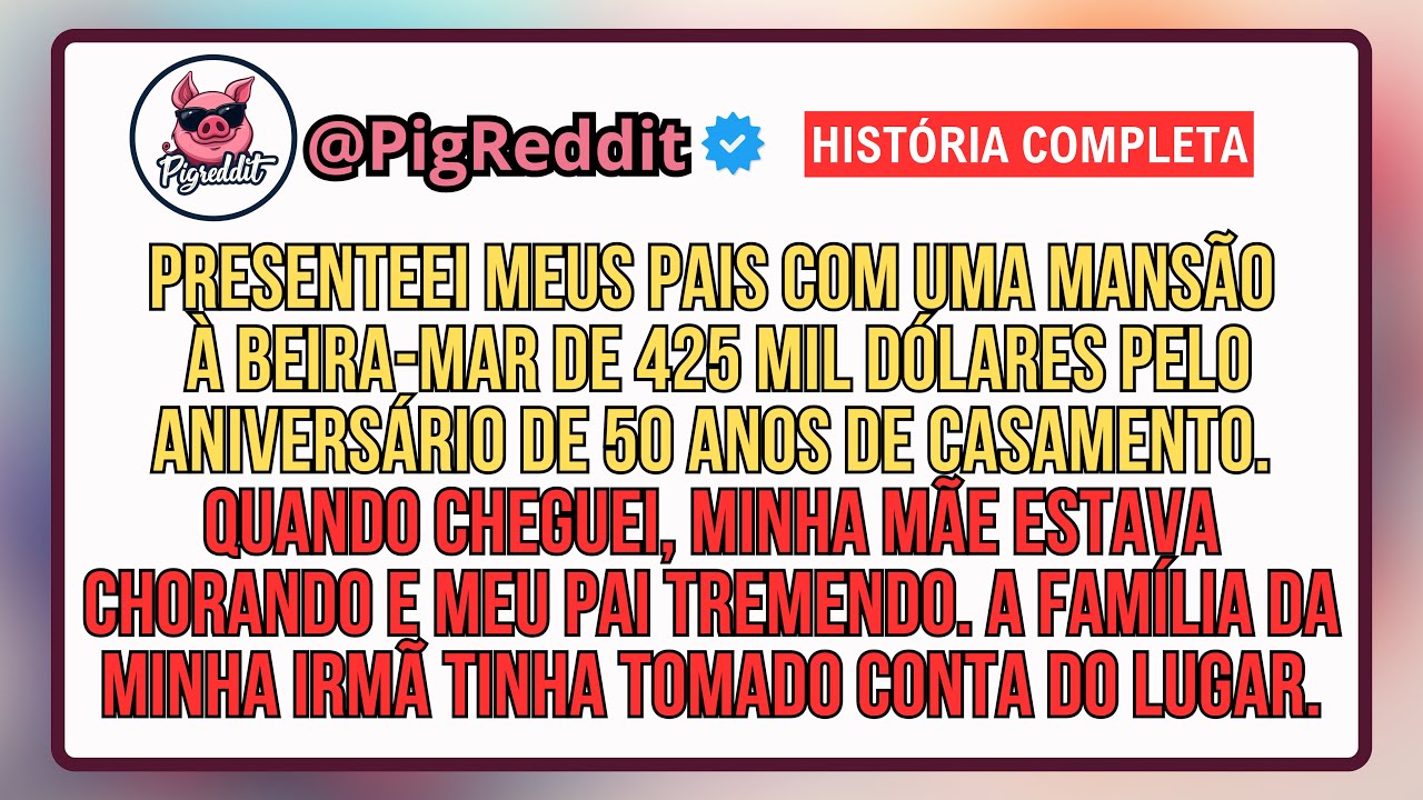 Presenteei Meus Pais Com Uma Mansão À Beira-Mar De 425 Mil Dólares Pelo Aniversário De 50 Anos De..