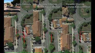Detection of road limits using point cloud accumulation with different algorithm parameters