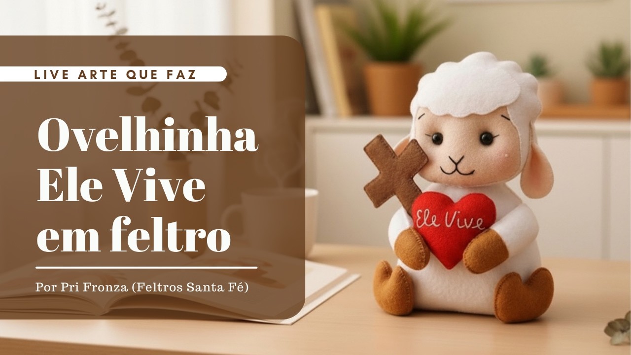 Ovelinha Ele Vive em feltro | por Pri Fronza