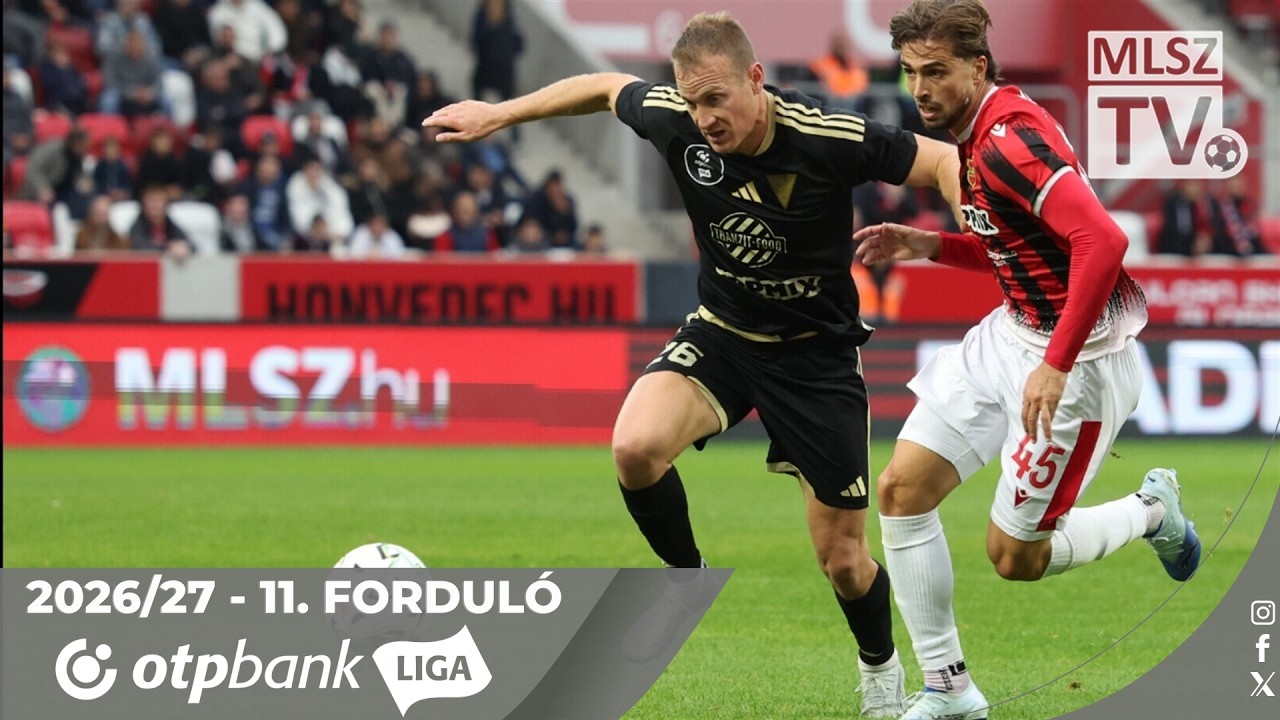 Kispest-Honvéd FC – DVSC | 0-2 | (0-0) | OTP Bank Liga | 11. forduló | MLSZTV