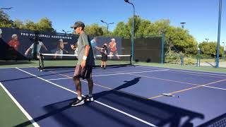 PPA Championships Las Vegas Chris Garrett vs Brandon Hearn Senior Pro Mens Singles Oct 2022