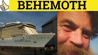 🔵 Behemoth - Behemoth Meaning - Behemoth Examples - Behemoth Defined - Formal English Net Worth