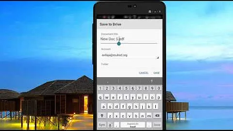 Scanning pdf to google drive via cam scanner or google drive
