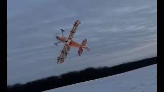 1-21-2020 Value Hobby 43 AcroCub a.m. flt - New elevator servo