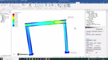 See how the FEA program MultiPhysics for IronCAD can be used for analysis of beams (English voice)