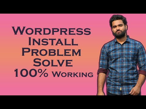 WordPress Install Problem Solve Bangla Tutorial 2021🔥😍|Shuvo Niloy