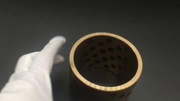 Graphite brass sleeve ; graphite Bronze Bushing   Oil graphite Bronze Bushing with Customized size