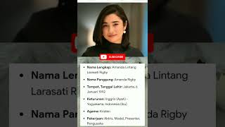 AMANDA RIGBY DIISUKAN DENGAN ANDRE INI BIODATA NYA #shorts #beritaterkini