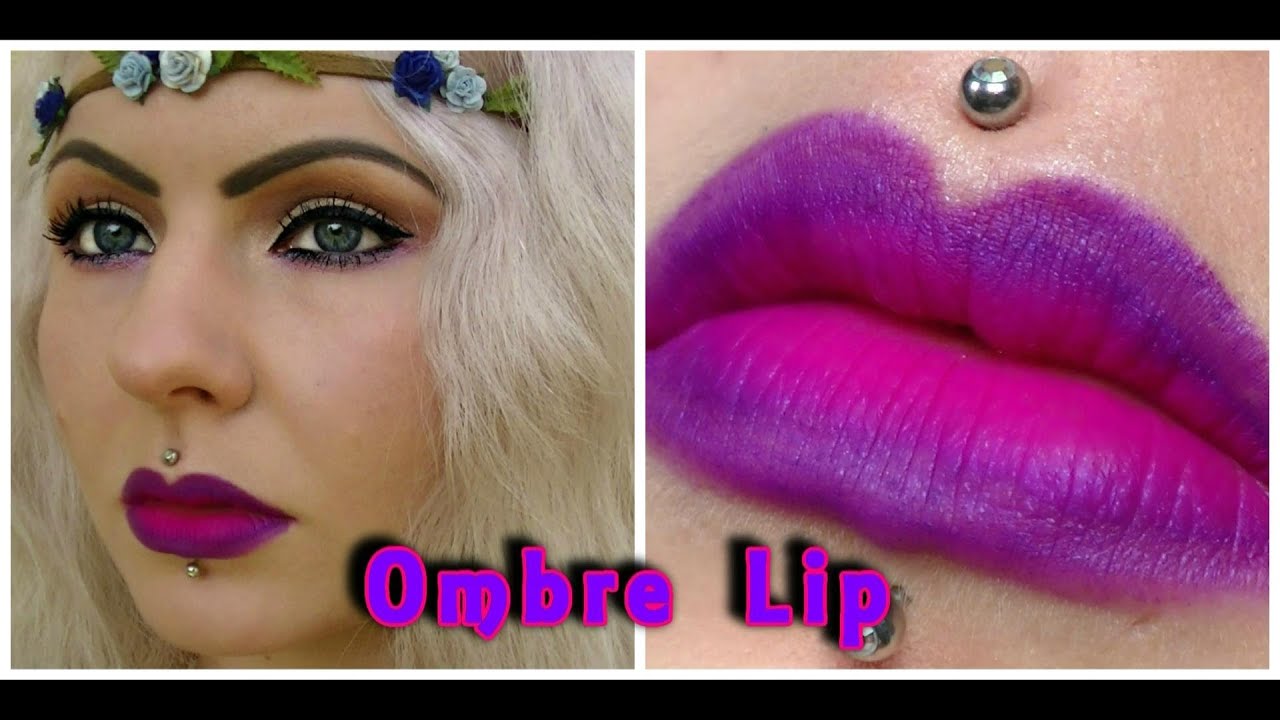 Makeup Review Tutorial Ombre Lipstick Featuring Illamasquas ESP
