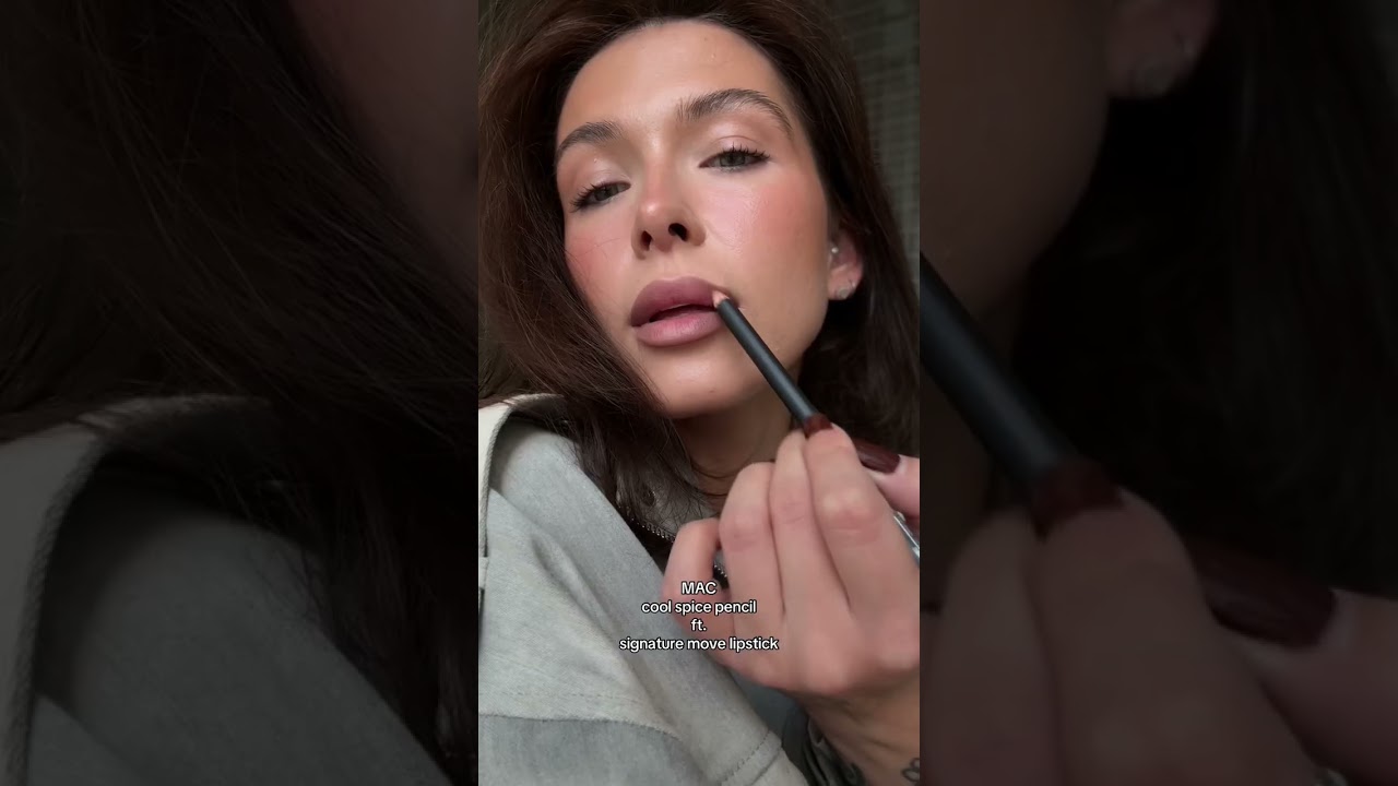 cool-toned lip combo 💄