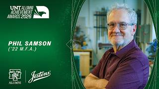 2026 Alumni Achievement Awards Honoree: Phil Samson ('22 M.F.A.)