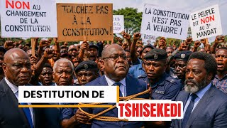 MAUVAISE NOUVELLE ARRIVE A TSHISEKEDI : IL SERA DESTITUE