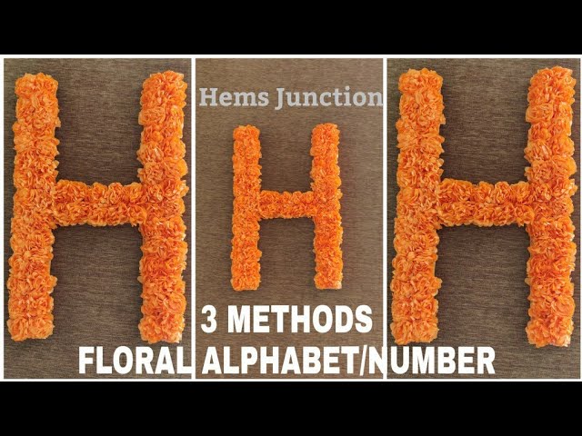 3d Tissue Paper Letters