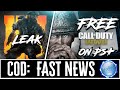 *FREE* Call of Duty WW2 On PS+ | LEAKED BO4 CAMPAIGN GAMEPLAY | Black Ops Cold War Reveal THIS WEEK