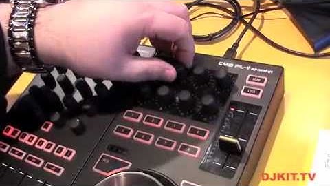 Behringer DJ Controller CMD PL-1  Deck-Based MIDI Module  @ MUSIKMESSE 2012 with DJkit.tv