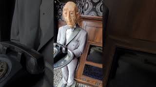 Haunted House Old Butler Shaking Animatronic Door Greeter Spook Ghost Attraction Mansion Animated