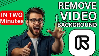Remove Background of any video within two minutes