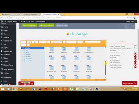 How to directly edit wordpress admin files without FTP or cPanel