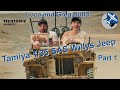 Building the tamiya 135 sas jeep with luca and greg part 1