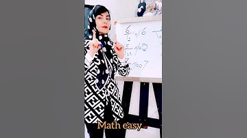 Math in seconds ؛؛Solve super fast math fractions in seconds #maths #shorts #funny #easy #fyp #trick
