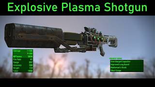 Fallout 4: Suppressed Rapid Explosive Shotgun Plasma Rifle