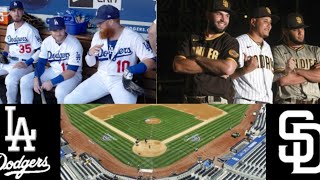 Los Angeles Dodgers vs San Diego Padres Live Game Stream | Play-by-Play Reaction | BENCHES CLEAR MLB screenshot 5