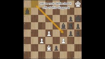 Brilliant Deflection Sacrifice!!